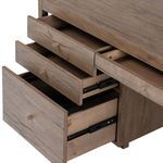 Product Image 10 for Suspension Rustic Grey Veneer Executive Desk from Four Hands