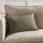 Product Image 5 for Majere Solid Sage Pillow from Jaipur 