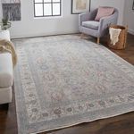 Product Image 4 for Marquette Gray / Blue Traditional Area Rug - 6'7" x 9'10" from Feizy Rugs