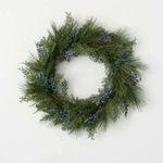 Product Image 1 for Margot 22" Juniper Wreath from Sullivans