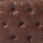 Side profile of Jefferson Trunk with lid open revealing storage space