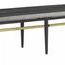 Product Image 6 for Visby Smoke Black Bench from Currey & Company