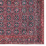 Product Image 4 for Kate Lester + Kalinar Damask Moroccan Dark Red/ Blue Rug - 3' x 12' from Jaipur 
