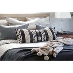 Product Image 3 for Zuma Cotton Twin Blanket - Charcoal from Pom Pom at Home