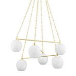 Product Image 1 for Asbury Park 6-Light Chandelier - Aged Brass from Hudson Valley