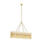 Product Image 7 for Prescott Oval Gold Leaf Iron Chandelier from Arteriors