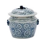 Product Image 7 for Blue & White Lidded Rice Jar Floral Motif from Legend of Asia