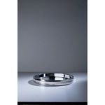 Tray shown from side on reflective surface with soft shadow against grey background