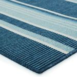 Product Image 5 for Devato Indoor/ Outdoor Striped Blue/ Cream Rug from Jaipur 