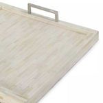 Product Image 4 for Nevis Square White Bone & Nickel Tray from Regina Andrew Design
