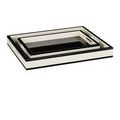 Product Image 1 for Lacquer Tray Set of 2 from Currey & Company
