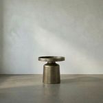 Product Image 1 for Lee Aged Brass Side Table from Noir