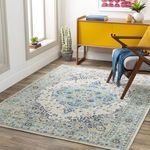 Product Image 4 for Chester Aqua / Yellow Rug from Surya