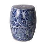 Product Image 1 for Blue & White Garden Stool from Legend of Asia