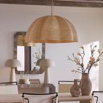 Product Image 2 for Rosemary 1-Light Natural Palm Leaf Pendant from Jamie Young