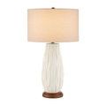 Product Image 14 for Water-borne Ceramic White Table Lamp from Currey & Company
