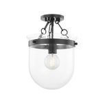 Product Image 1 for Dunbar 1-Light Old Bronze Semi Flush Mount from Mitzi