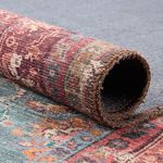 Product Image 6 for Yasha Floral Blue/ Red Rug from Jaipur 