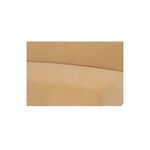 Close-up of camel fabric upholstery highlighting smooth texture and clean lines