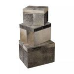 Product Image 1 for Nested Faux Pony Boxes   Set Of 3 from Elk Home