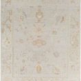Product Image 1 for Revere Vintage-Inspired Hand-Knotted Gray / Taupe Rug - 8' x 10' from Surya