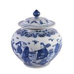Product Image 3 for Blue & White Ginger Jar W/ Eight Immortals Motif from Legend of Asia