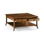 Product Image 2 for Square Country Walnut Coffee Table from Johnathan Charles