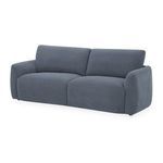 Callie Sofa angled side view highlighting structured arm curve and cushion depth