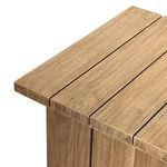Close-up showing the narrow spaces between vertical base panels