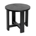 Product Image 1 for Noir Black Acacia Side Table from Creative Co-Op