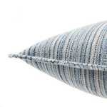 Product Image 2 for Taye Stripe Blue/ White Down Throw Pillow 22 Inch from Jaipur 