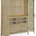Product Image 3 for Surfrider Pecan & Rattan Bar Cabinet from Hooker Furniture