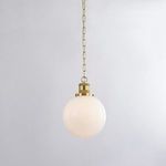 Product Image 4 for Beverly Large Gold Frosted Glass Sphere Pendant Light from Mitzi