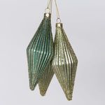 Product Image 7 for Alexis Teal Glass Drop Ornaments, Set of 3 from Sullivans