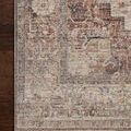 Close-up of rug edge and fringe highlighting tight weaving and subtle color variations