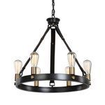 Product Image 4 for Uttermost Alita Champagne Metal Drum Pendant from Uttermost