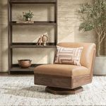 Product Image 8 for Myla Top Grain Leather Swivel Accent Chair from Classic Home