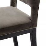 Sara Dining Chair Washed Velvet Grey image 3