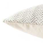 Product Image 2 for Marana White/ Gray Chevron Down Throw Pillow 22 Inch from Jaipur 