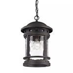 Product Image 1 for Costa Mesa 1 Light Outdoor Pendant In Weathered Charcoal from Elk Lighting