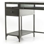 Product Image 9 for Shadow Box Modular Writing Desk - Gunmetal from Four Hands
