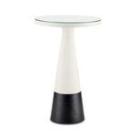 Product Image 1 for Tondo Black & White Accent Table from Currey & Company