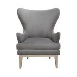 Product Image 4 for Frisco Wing Chair - Grey from Worlds Away