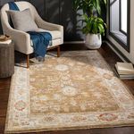 Product Image 3 for Avant Garde Woven Golden / Light Beige Rug - 5'3" Round from Surya