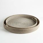Product Image 3 for Burma Rattan Round Ottoman Trays, Set of 2 from Napa Home And Garden