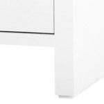 Product Image 5 for Morgan 3-Drawer White Wooden Side Table from Villa & House