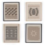 Product Image 7 for Nadim Framed Textile Set Of 4 from Four Hands