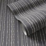 Product Image 1 for Lin Tic Charcoal Wallpaper by FH Art Studio from Four Hands