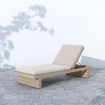 Leroy Outdoor Chaise   Washed Brown image 2