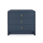 Product Image 5 for Bryant Linen 3-Drawer Side Table from Villa & House